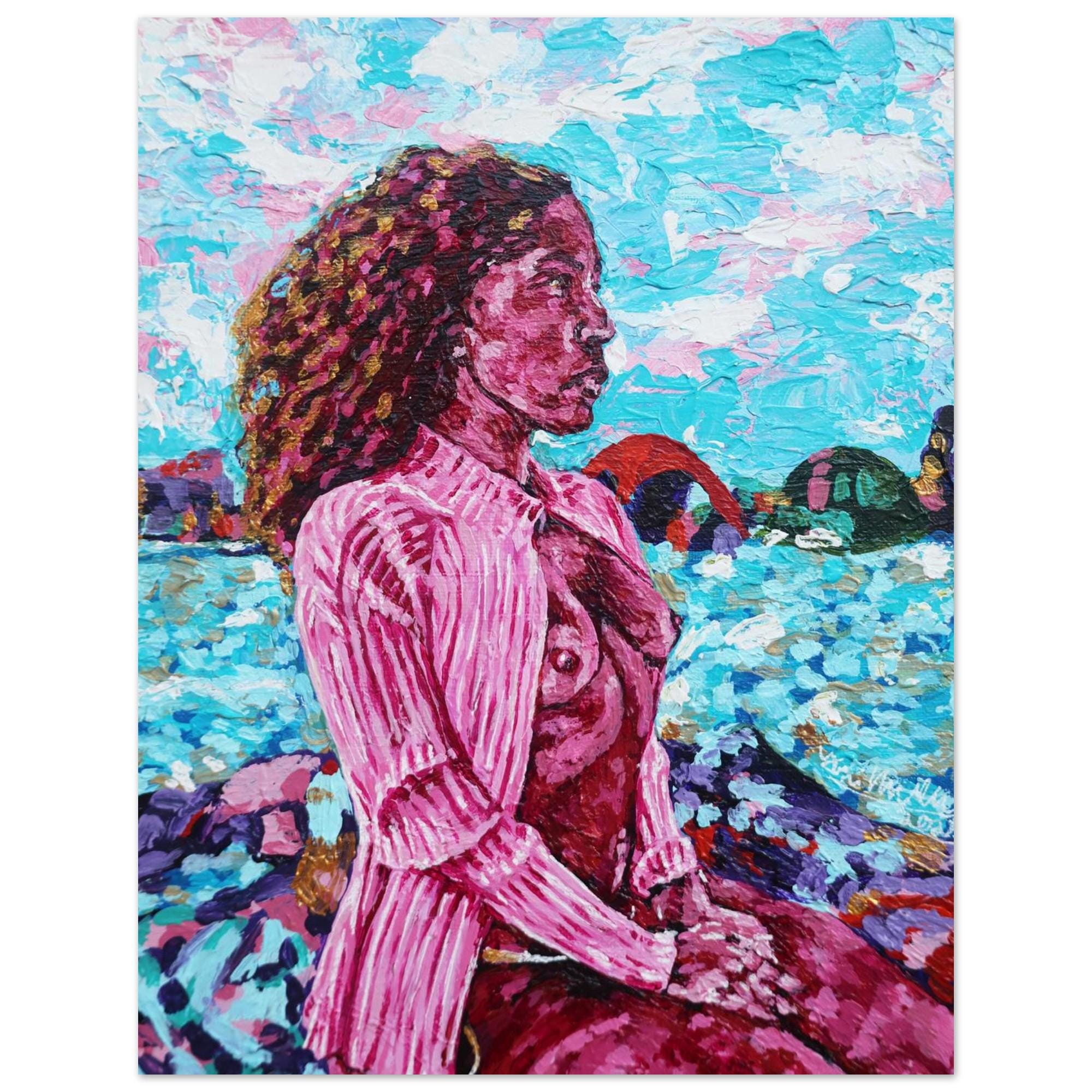 Beach Bunny, artwork by Toni Mueller