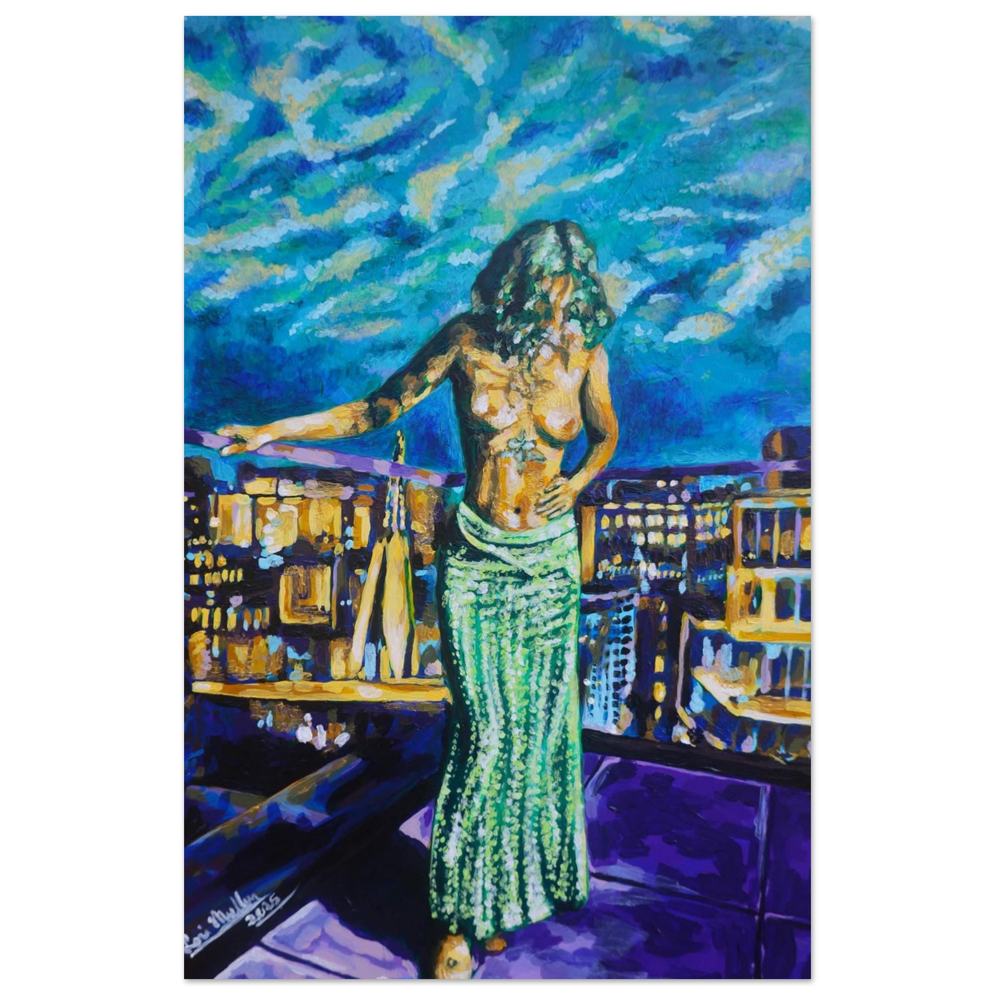 Skyline, artwork by Toni Mueller